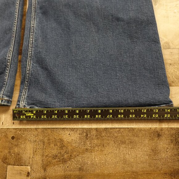 Wrangler High-Rise Wide Leg Jeans Women’s 16 Blue Denim Vintage-Inspired - Picture 10 of 14